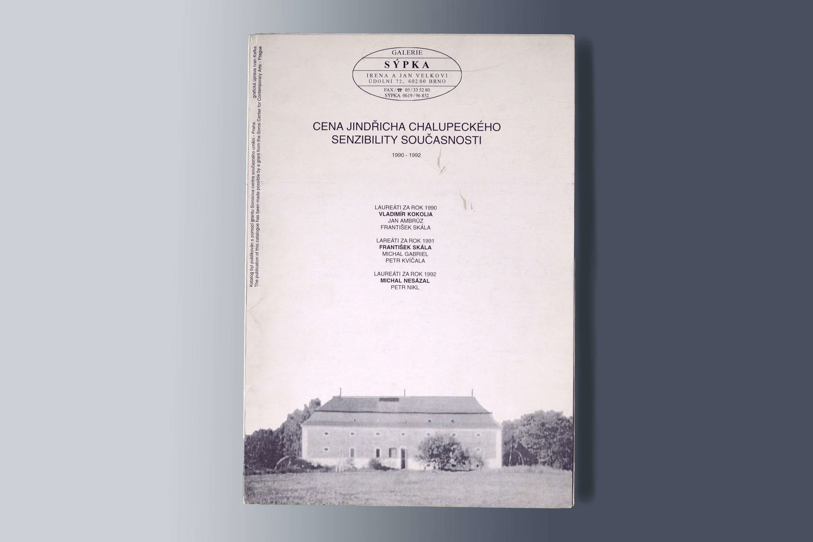Ilustrační obrázek pro Cena Jindřicha Chalupeckého SENZIBILITY SOUČASNOSTI 1990-1992