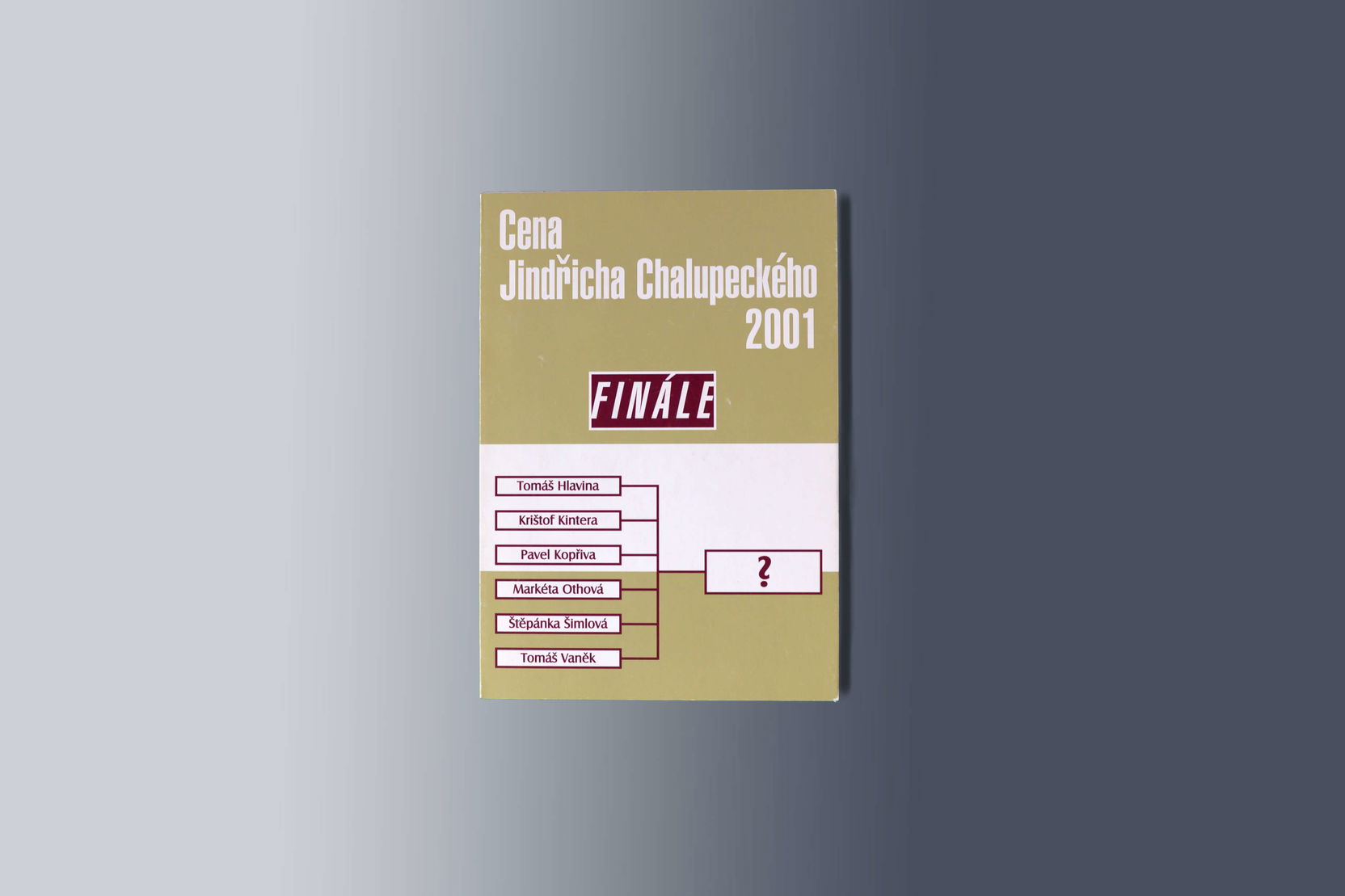 Ilustrační obrázek pro Cena Jindřicha Chalupeckého 2001