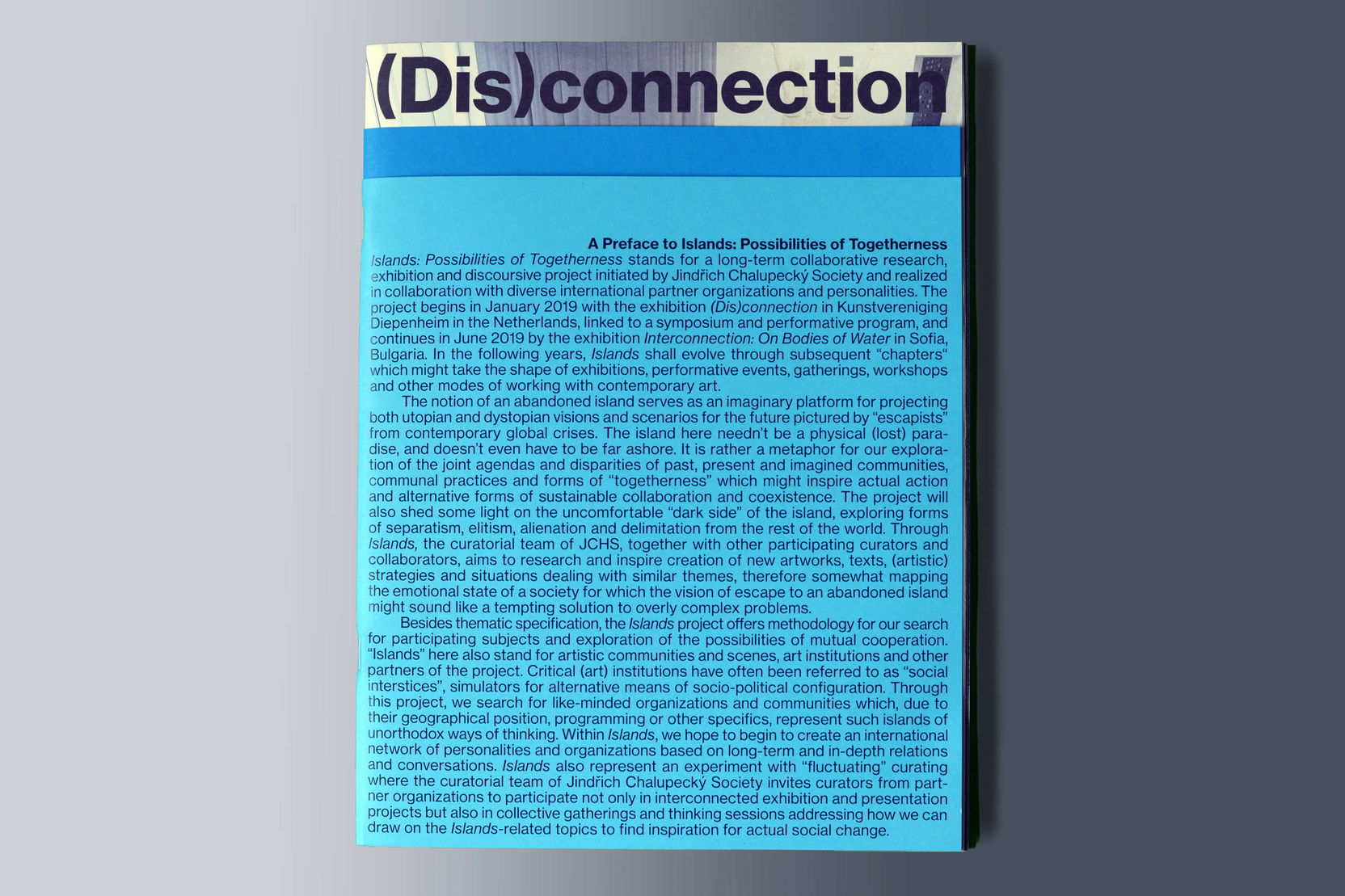 Ilustrační obrázek pro Katalog výstavy (Dis)connection